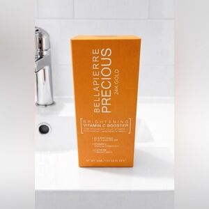 Bellapierre 24K Gold Vitamin C Brightening Booster Serum 1oz NIB Anti-Aging Glow